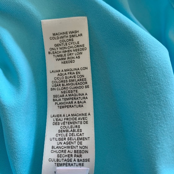 Chico’s Tank Top Eggshell Blue Size 3 - Picture 7 of 8